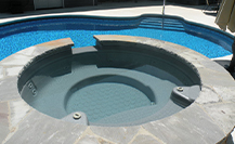 Spillover Spas, Poolside Spas, Step Gallery