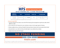 HFS Financing Dealer Program Information