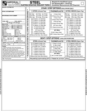 Custom Pool Drawing Request Form