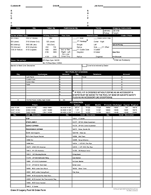 Legacy Pool Kit Order Form (pdf version)