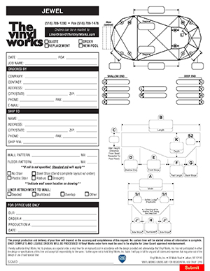 Jewel Liner Order Form