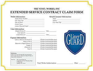 Liner Guard Contract Claim Form