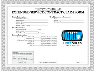 Liner Guard Above-Ground Claim Form